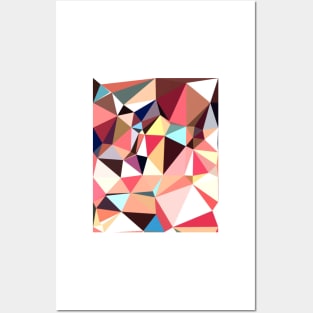Pastel Cubism Posters and Art